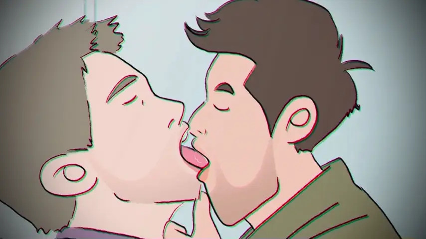 Peter Parker and Hawkeye Makeout