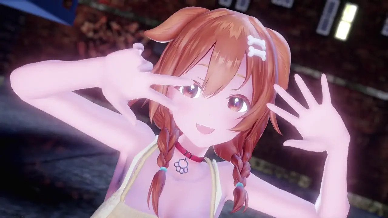 [4kmmd] Okayu Korone Strip Dance