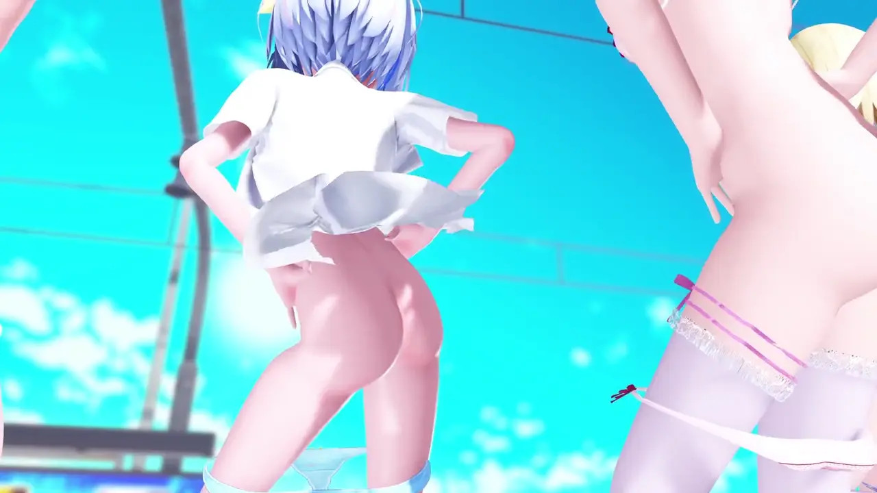 [4kmmd]Hololive Pussy Spreading dance[Uncensored]