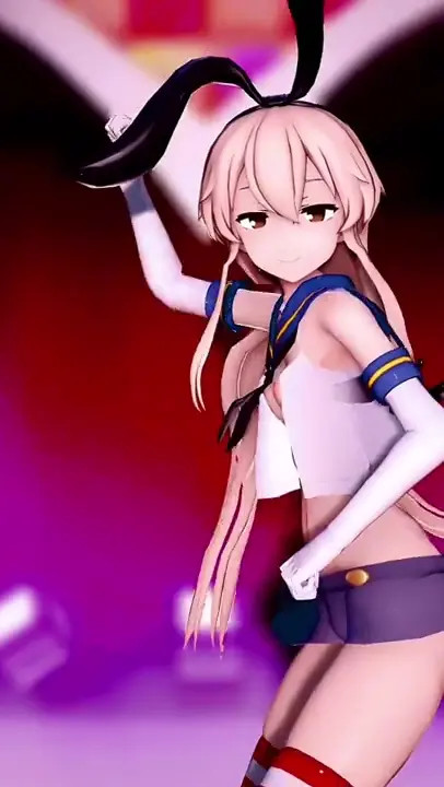 Shimakaze - BAAM! [MMD R18] Ver. 2