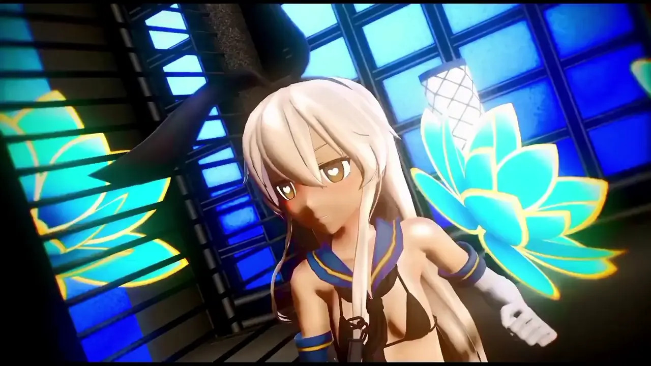 Shimakaze & Amatsukaze - Yoiyoi Kokon [MMD R15] Unknown