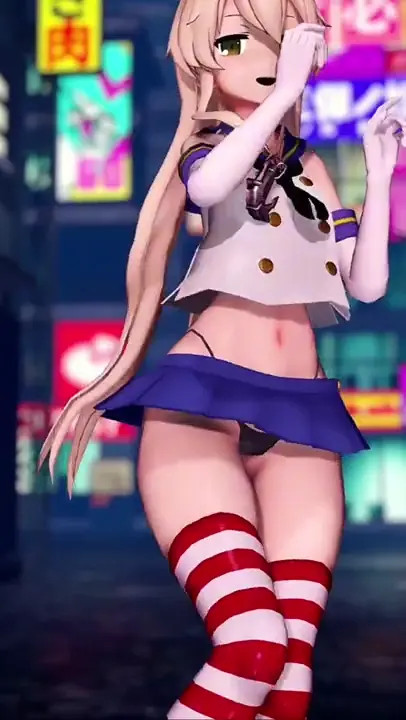 Shimakaze - Excuse Me [MMD R18]