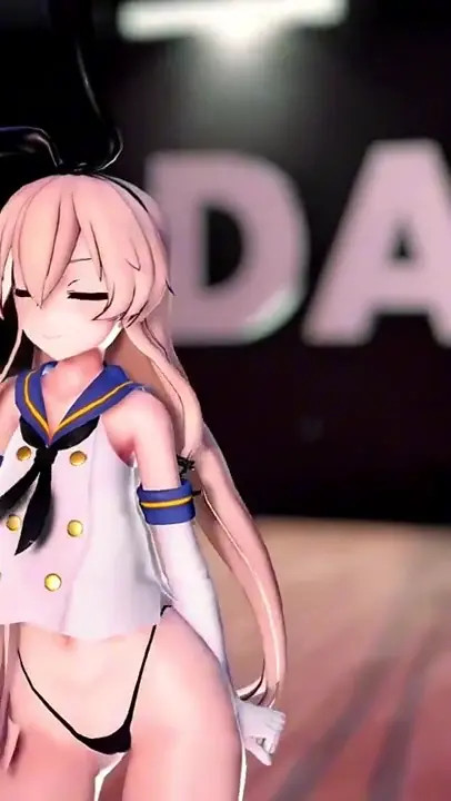 Shimakaze - Shake it [MMD R18]
