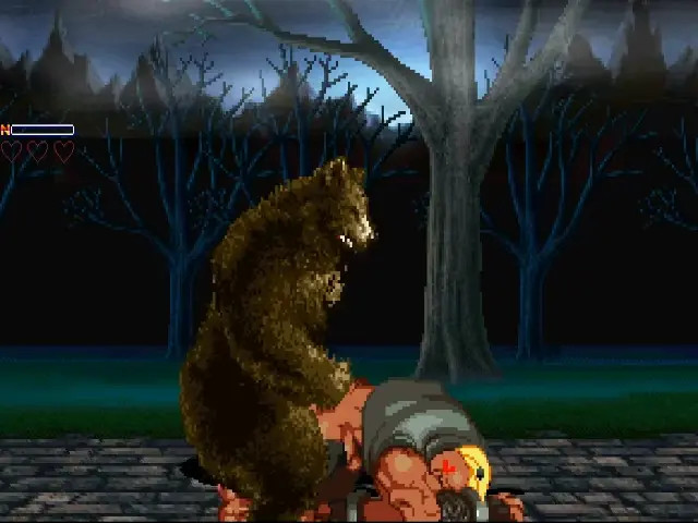 Mr.Bear rapes Birdie