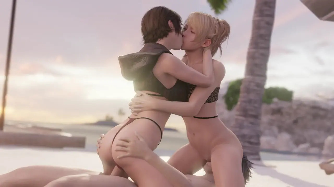 Beach Party Iris and Luna 4