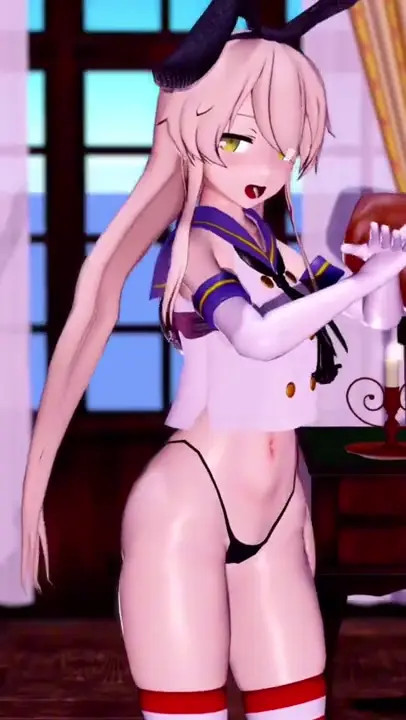 Shimakaze - Kimagure Mercy [MMD R18]