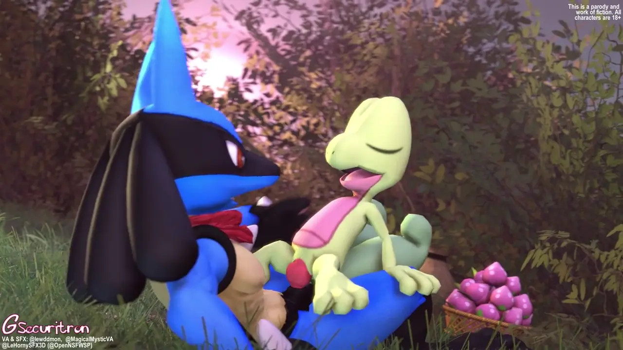 "exploration is half the fun when adventuring with a cute girl like treeko. [Gsec]