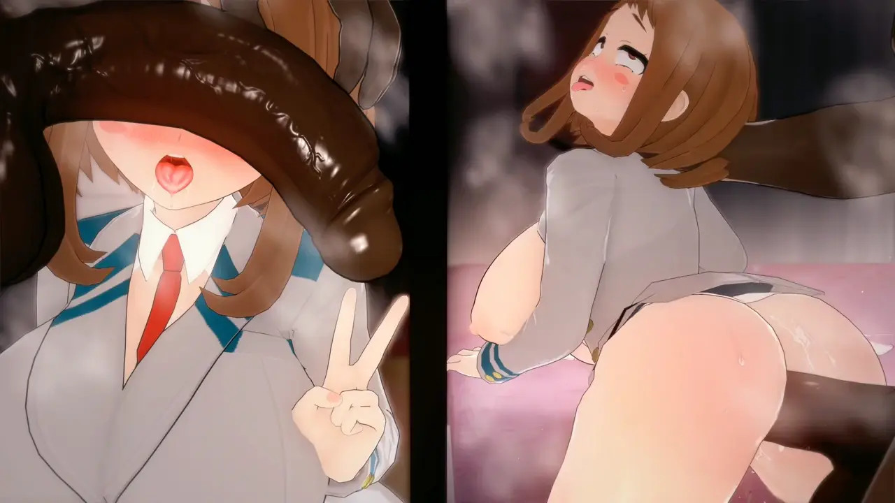 Ochako manhandled by BBC