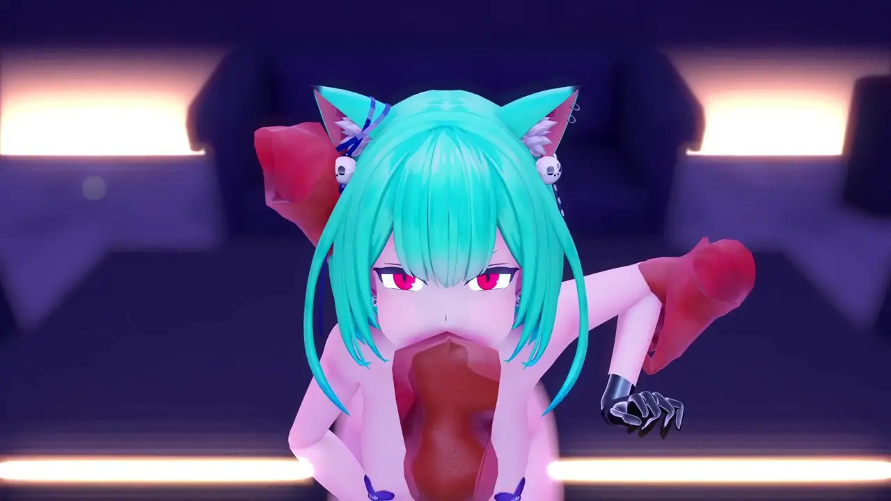 HMV Intensively in a private room Rushia ver. (Cat Ears & Nipple Piercing) [ブラン]