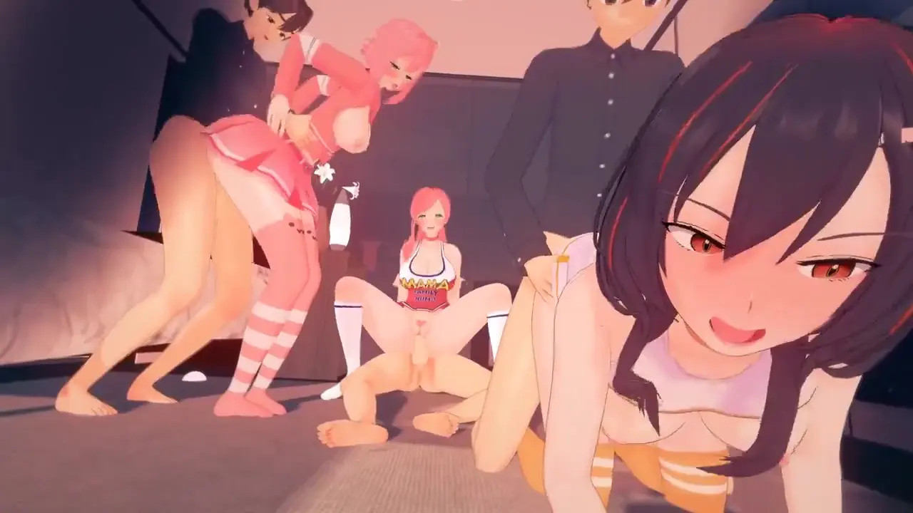 Hanazono Hakari, Hanazono Hahari & Momha Bonnouji_100 Kanojo [Tsumi45]