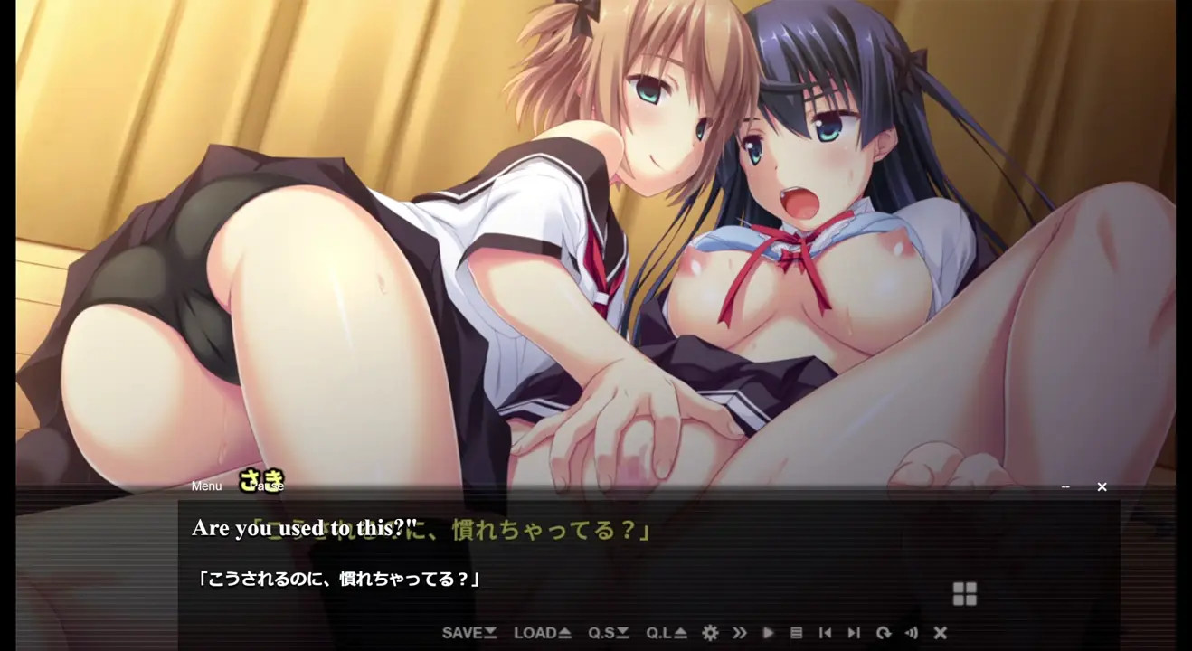 [Hatsujou Switch] - Megumu & Saki Threesome (ENG MTL)