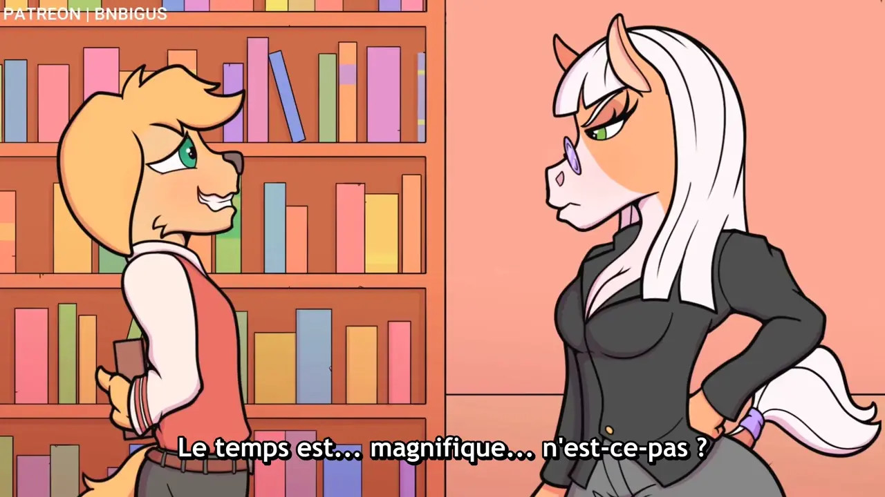Max Love Episode 2 - Libraries Are Supposed To Be Quiet [BnBigus] [FRENCH-SUB]