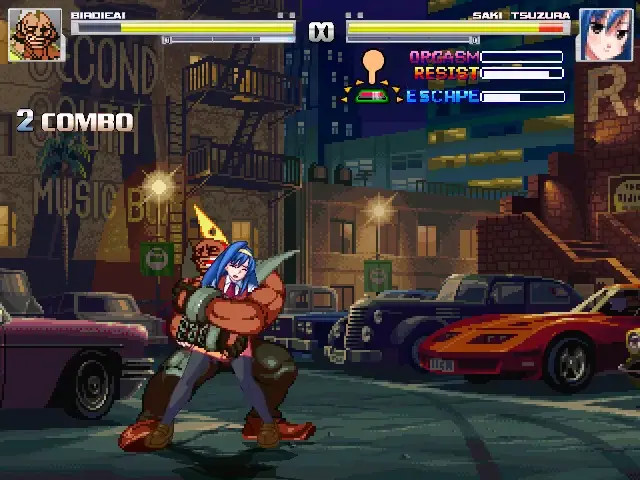 (Mugen Ryona)Birdie VS Saki 2 Long version