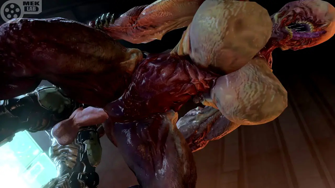 Hell Knight slain by doomslayer ALT View