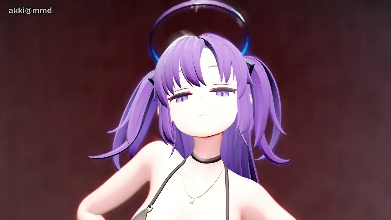 【Blue Archive/R18 MMD】Queencard Yuka