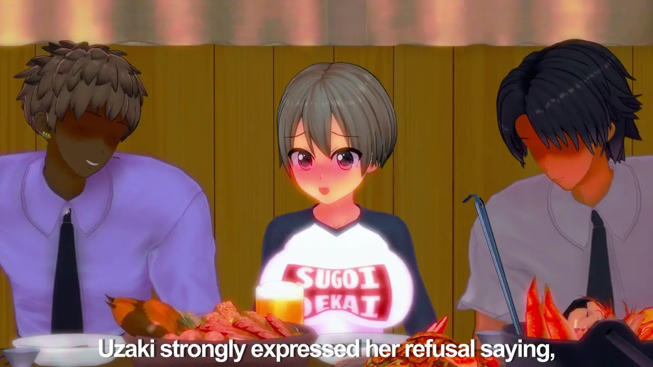 「Uzaki-chan Wants to Go Home! 1+2」