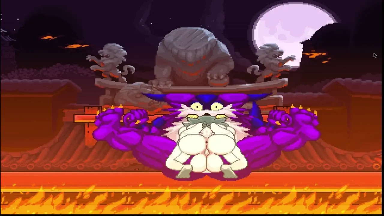 MUGEN - Jaya The Rabbit Breeds Big The (Daddy) Cat