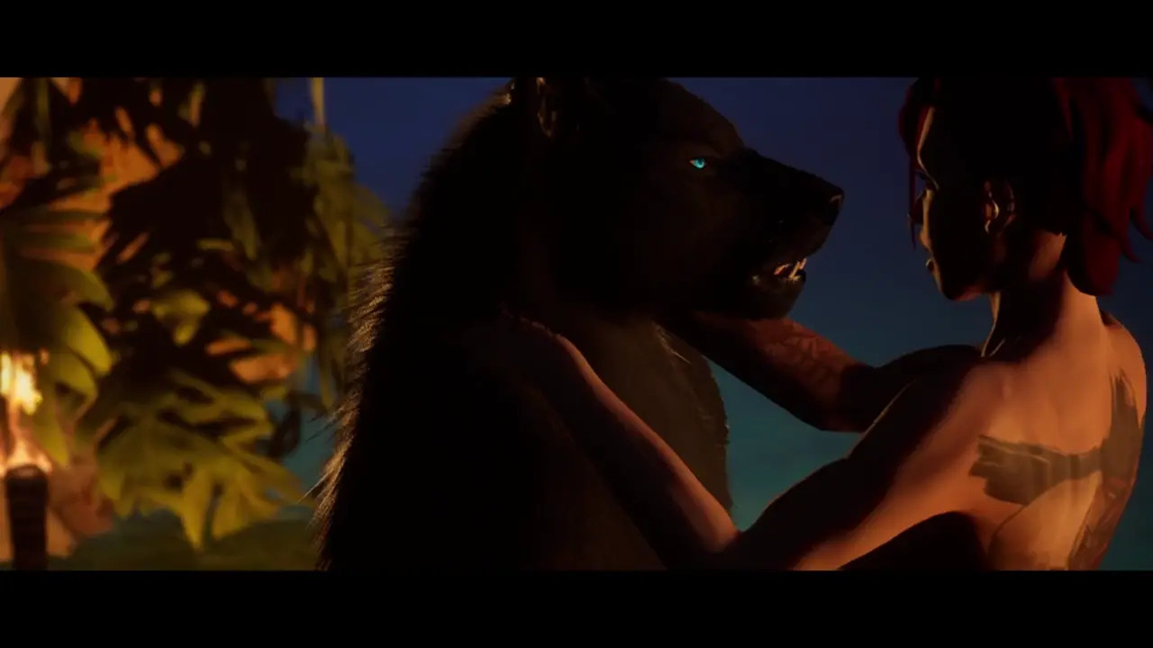 Arcane Vi .. Having Fun with her Werewolf