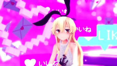 Shimakaze - Cheesecake Crisis [MMD R15] Hamselvish