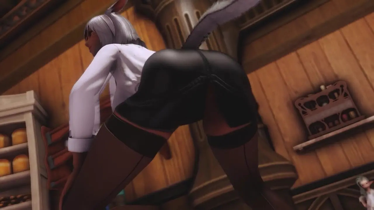 Final Fantasy 14 Miqote Dance & Fuck