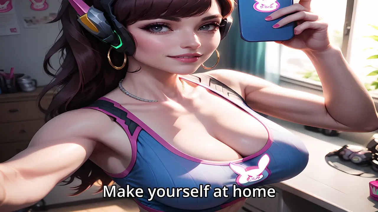 D.va is a sadistic bitch! Femdom/Joi