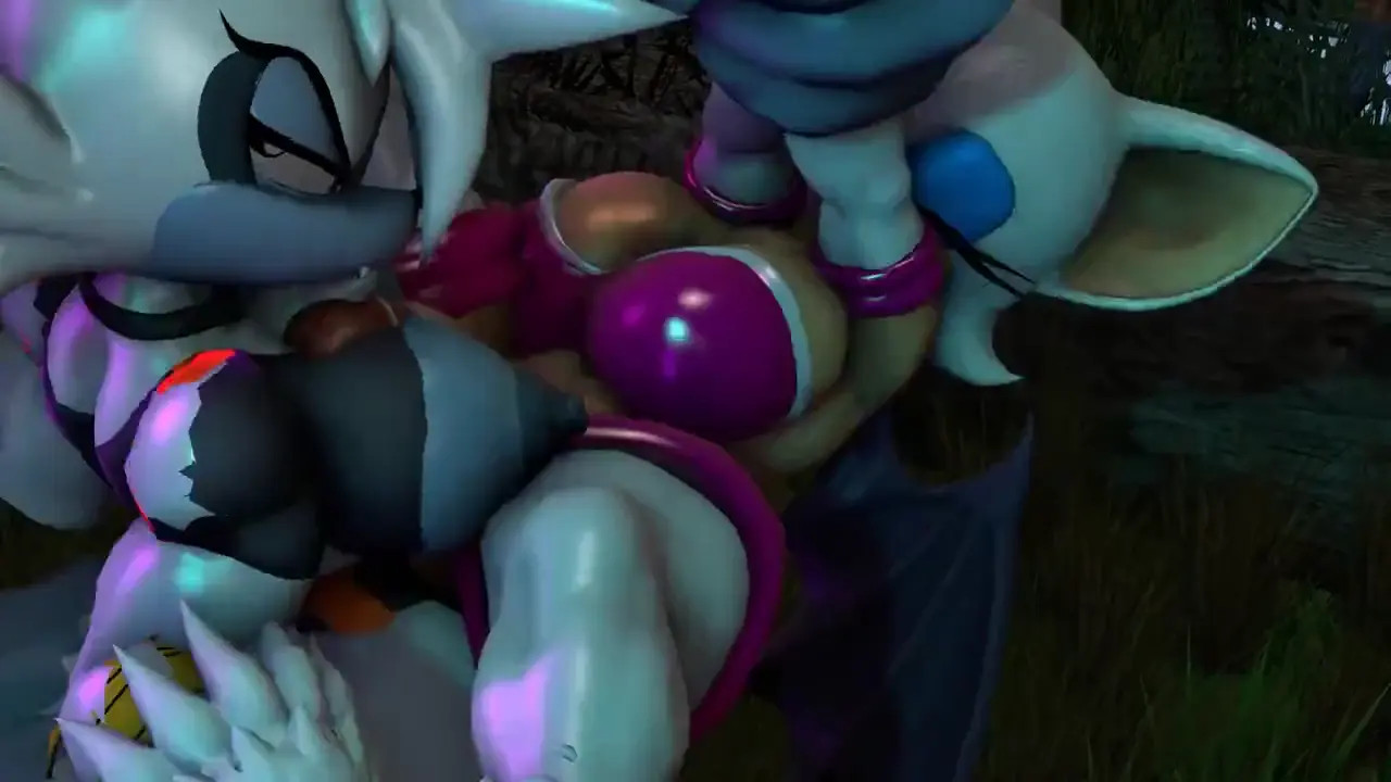 Werewolf Tangle raping Futa Rouge