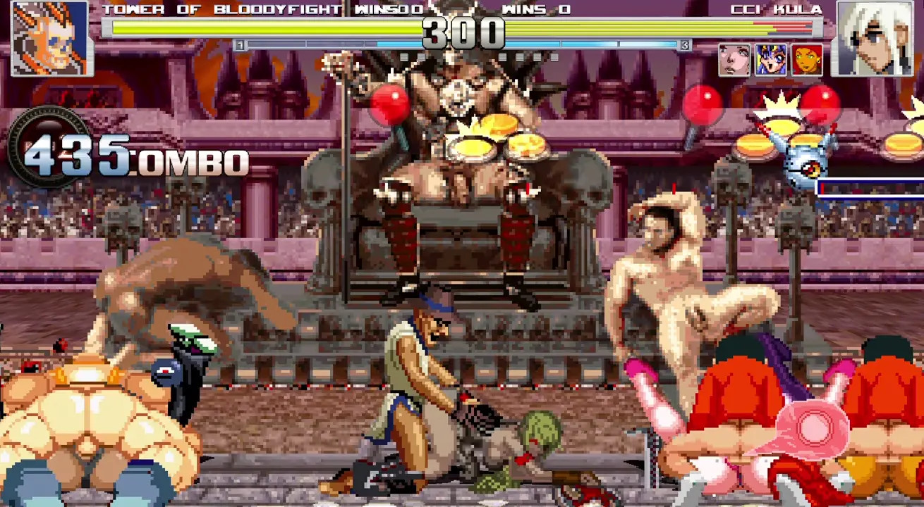 heroines defeated
