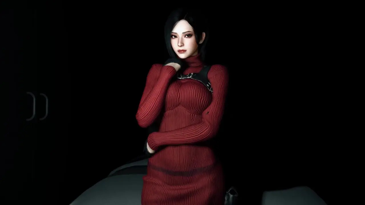 Ada Wong Gets A Rough Throat Fuck