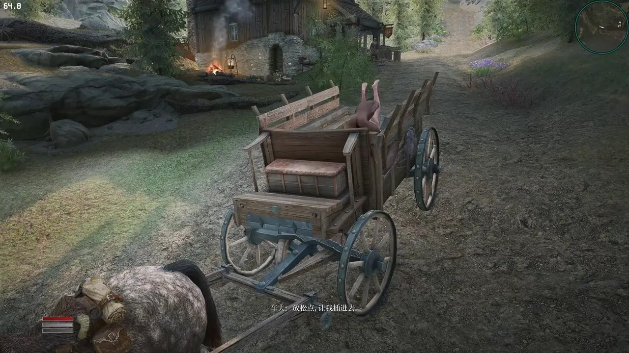 [skyrim dogma]sex with coachman on the road