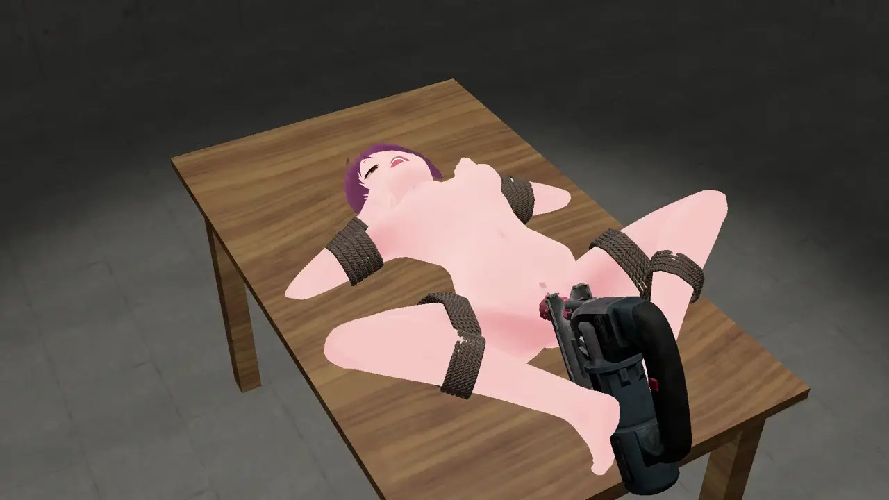 bondage drilldo machine hentai