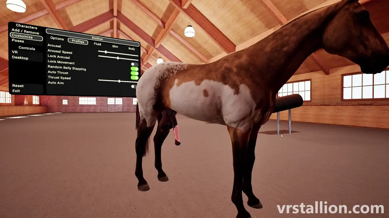 Bellyslapping & Pissing | VR Stallion