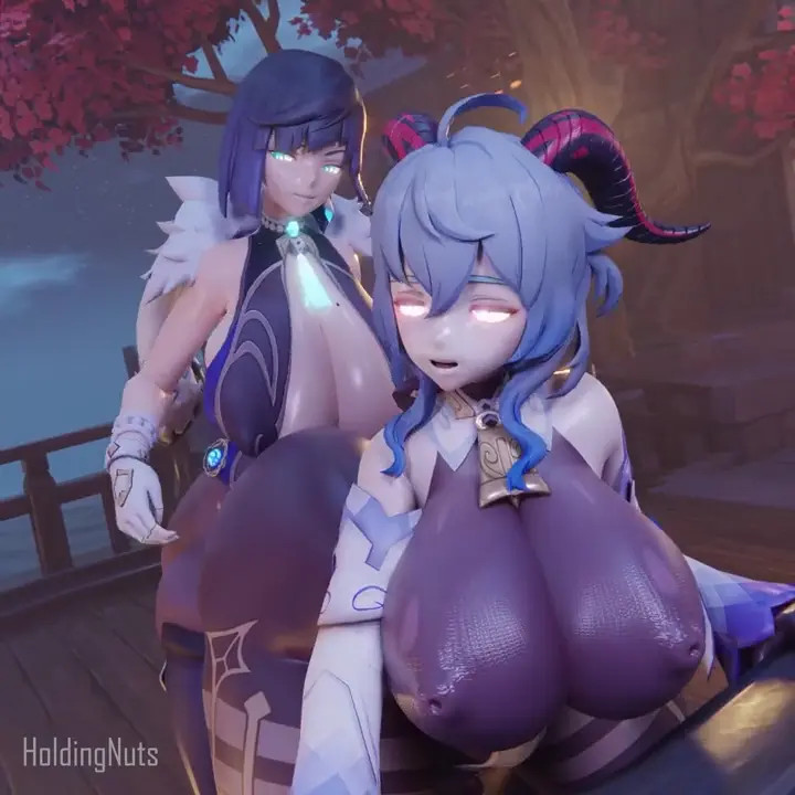 [HoldingNuts3D] Yelan x Ganyu