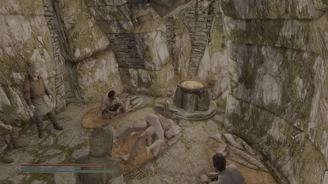 [skyrim dogma]unforgettable night with the miner