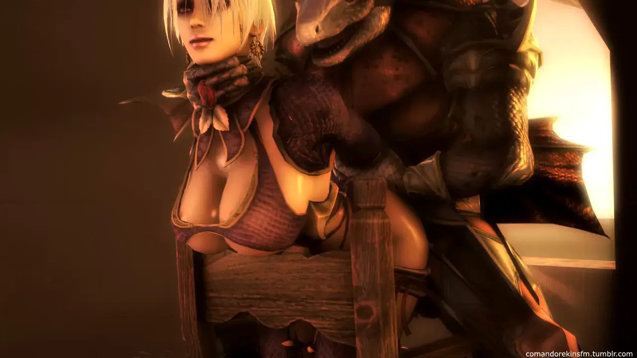 Ivy Valentine dominated by lizardman