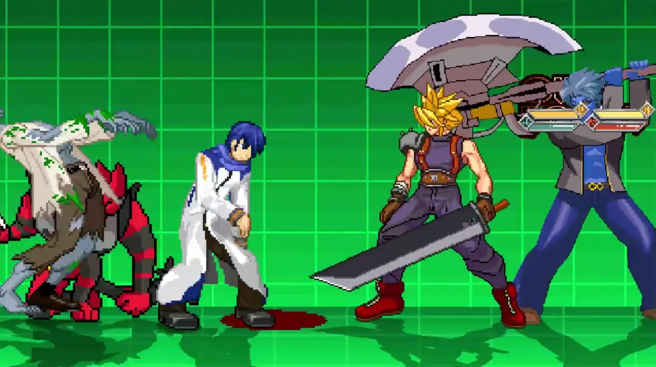 MUGEN Zombies fuck a Men group