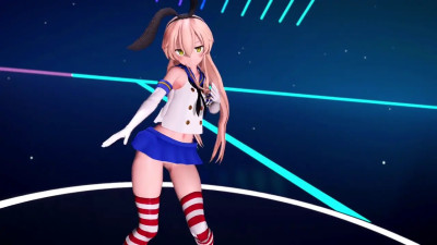 Shimakaze - Girls (Marionette ver.) [MMD R18] GenesisMMD