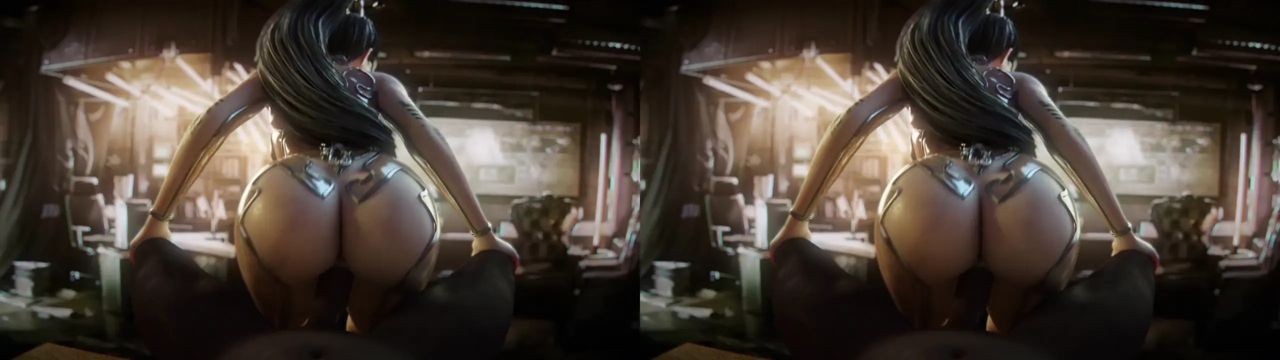 Eve - Reverse Cowgirl [Blacked][FPSBlyck] (VR 180 LEFT/RIGHT)