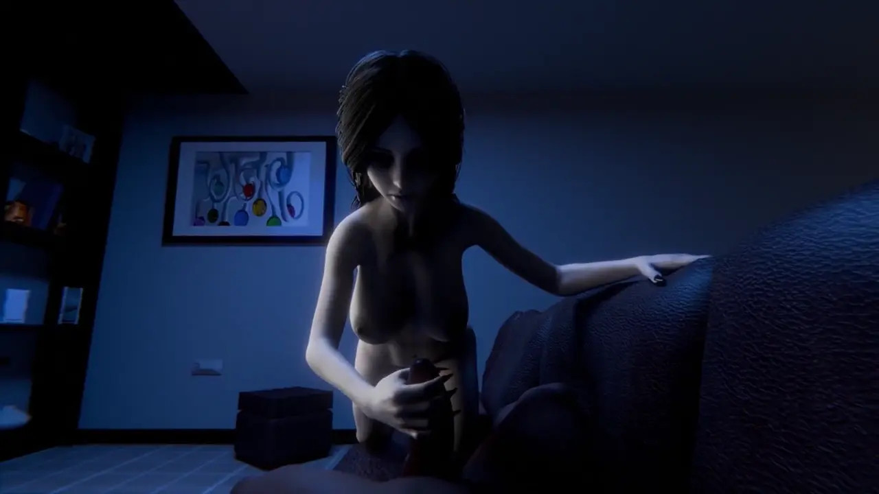 Sadako breaks into the house