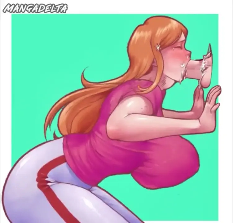 Orihime's deep blowjob skills [MangaDelta]