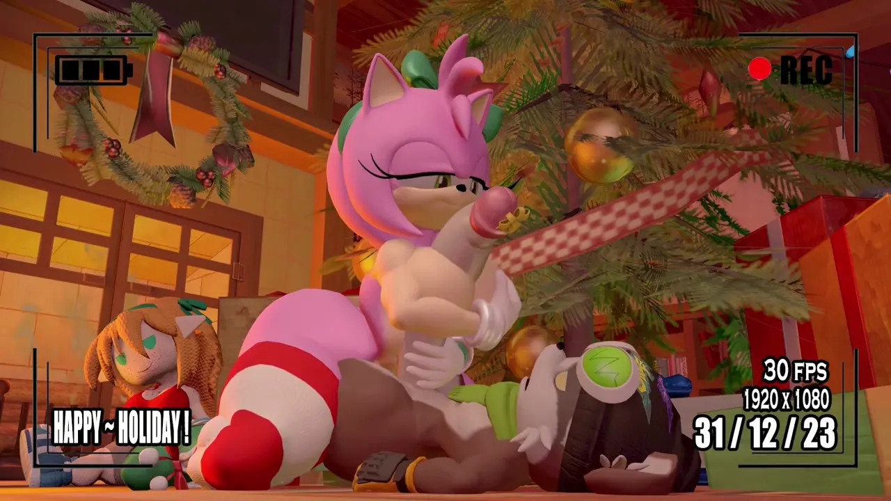 Amy Giving Her Friend A Nice Present (VA Added)