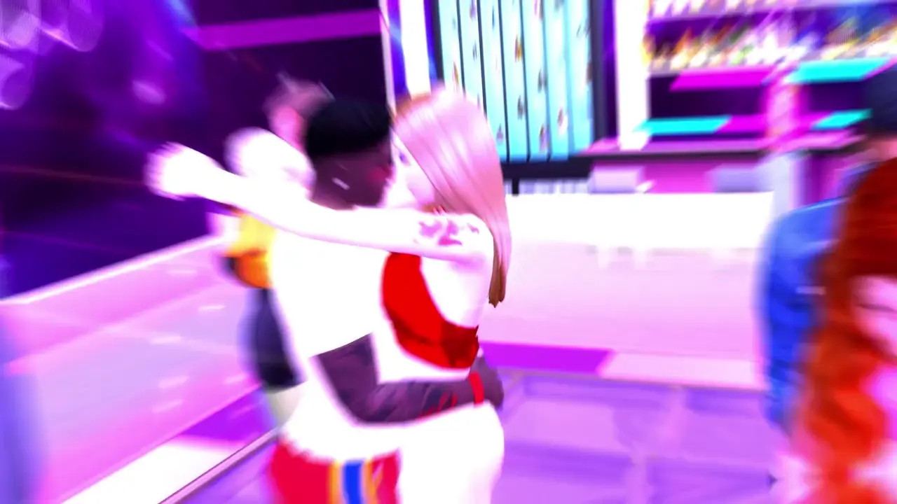 Hot BBC Dicks Down White Girlfriend In Private Room At Nightclub