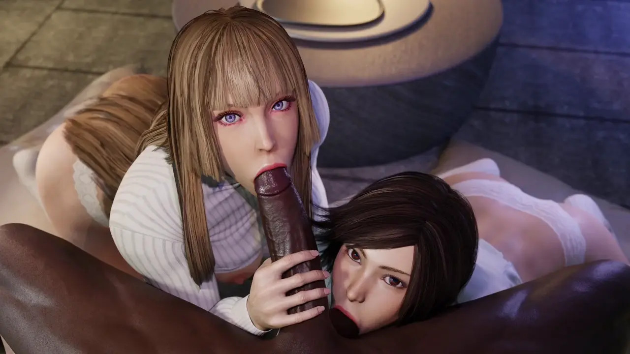 Emilie and Kasumi Blacked (All Outfits) [Saveass]