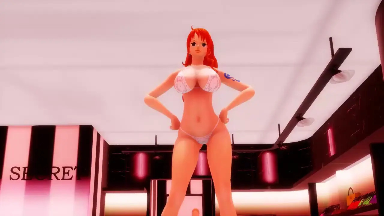 mmd - Destination, Nami (one piece)