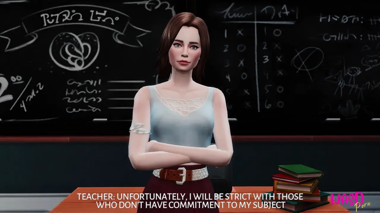 TRANS TEACHER SEDUCING NAUGHTY BLONDE STUDENT