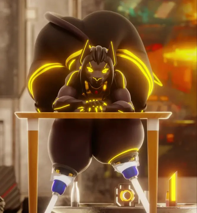 Sekhmet Breast Milking [Xazter3D]