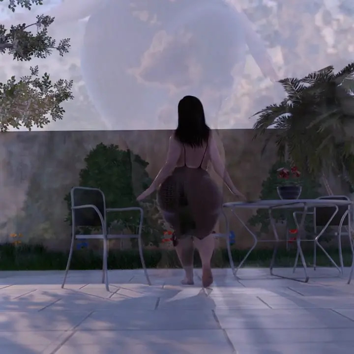 Aya's Evening Stroll...