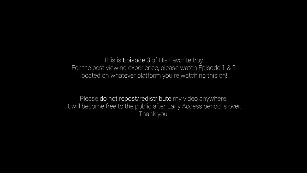 His Favorite Boy - EPISODE 3