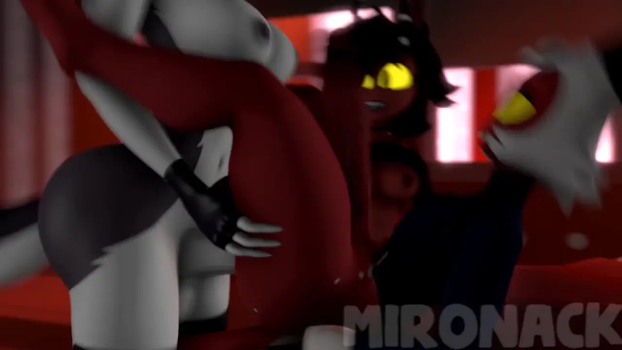 Loona, Millie and Moxxie's Bisexual Futa Threesome [Mironack]