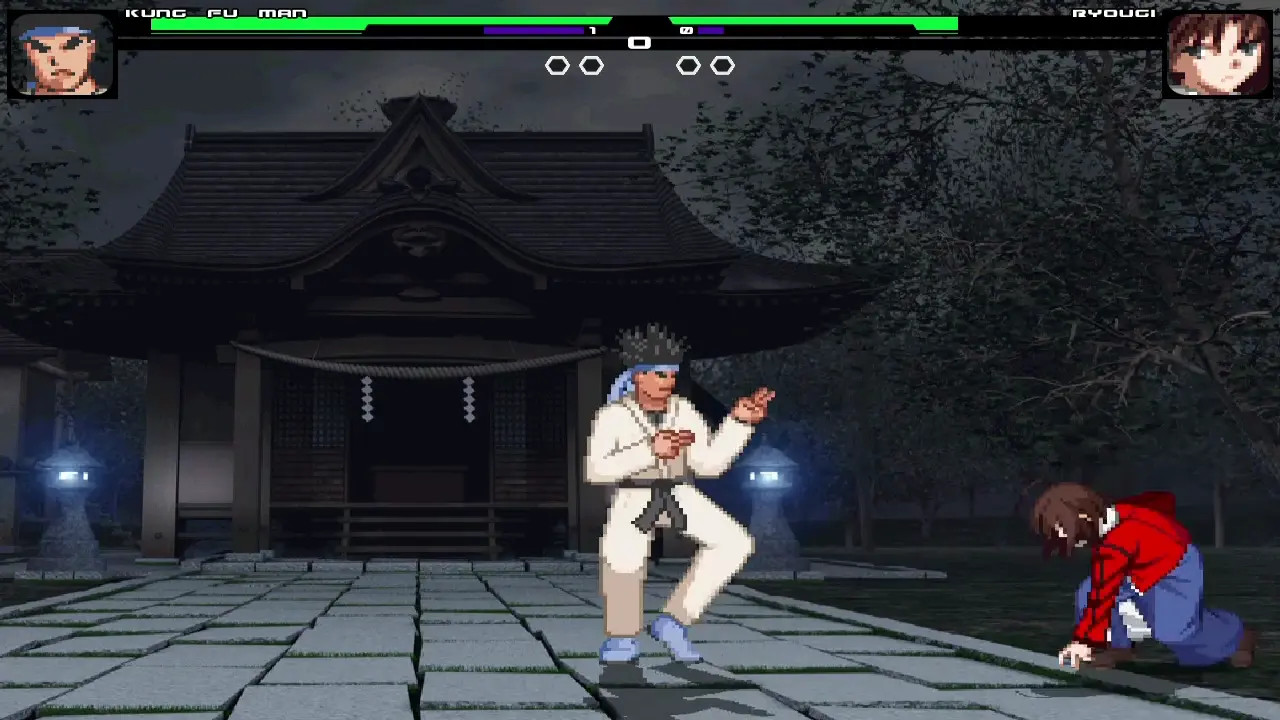 Kung fu man X Ryougi
