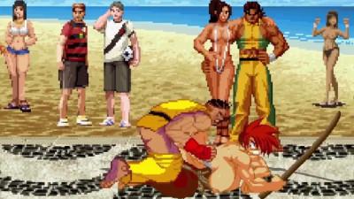 [Hentai Mugan] Sean power drills pussy on the beach